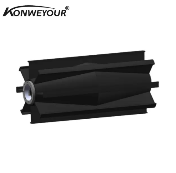 Hot Vulcanized Diamond Rubber Yakabatanidzwa Bend Pully
